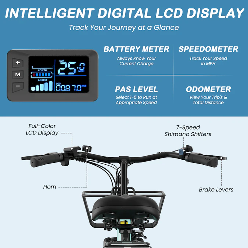 24-In Adult Unisex E-Bike