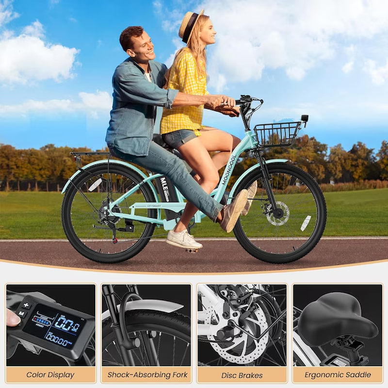 24-In Adult Unisex E-Bike